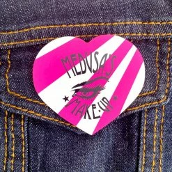 Medusa's Make-Up Medusa's Makeup Heart-Shaped Pin Accessories