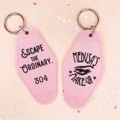 Medusa's Make-Up Retro-Motel Keychain Accessories