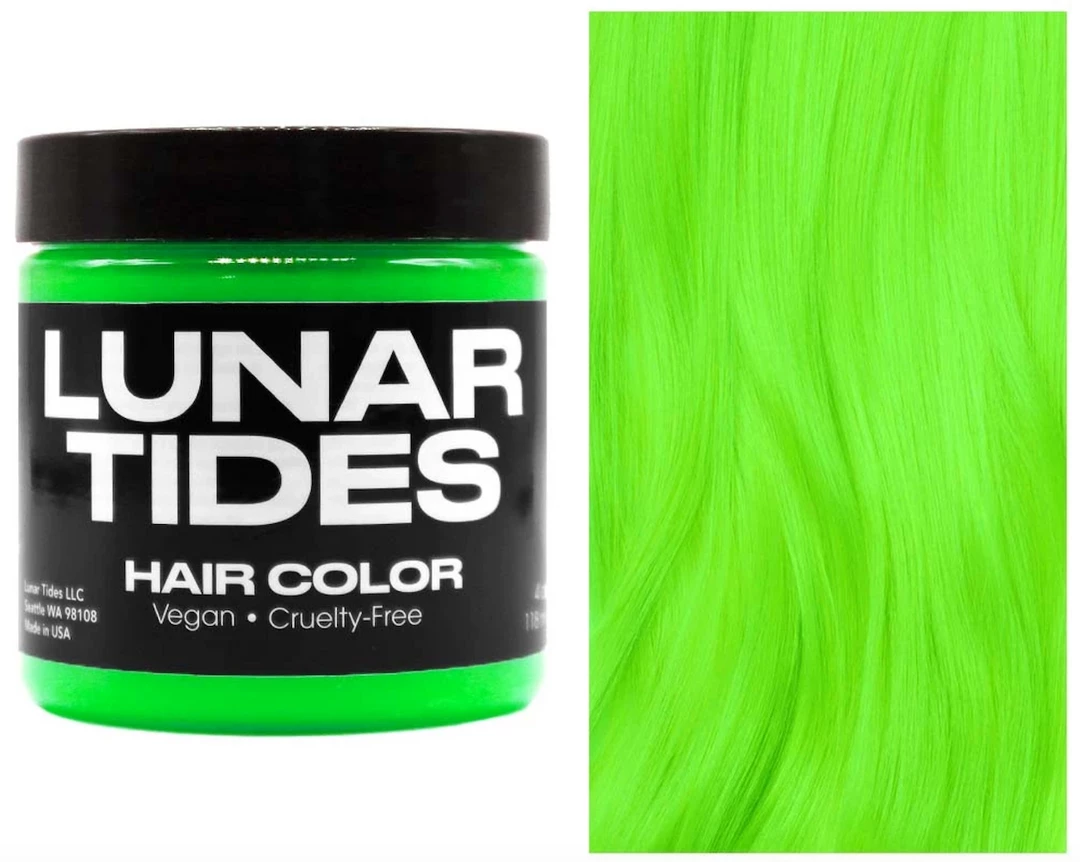 Medusa's Make-Up Lunar Tides Hair Dye - Neon Lime 1 Medusa's Make-Up Lunar Tides Hair Dye - Neon Lime