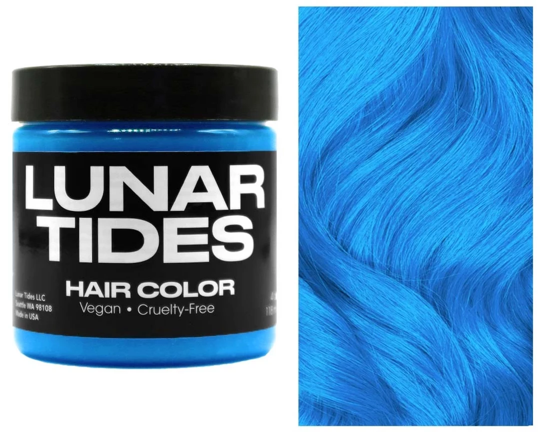 Medusa's Make-Up Lunar Tides Hair Dye - Cyan Sky 1 Medusa's Make-Up Lunar Tides Hair Dye - Cyan Sky