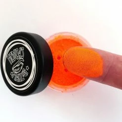 Medusasmakeup UV Neon Pigment Makeup - Fluorescent Orange