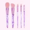 Medusa's Makeup 5 Piece Lavender Crystal Brush Set