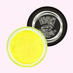 Medusasmakeup UV Neon Pigment Makeup - Fluorescent Yellow