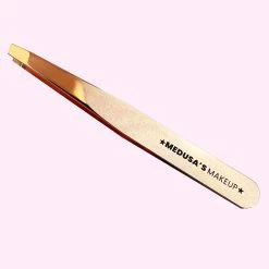 Medusa's Make-Up Rose Gold Precision Tweezers